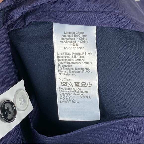 J. Crew Men's Slim-Fit Thompson Chino Suit Pants Navy Size 30x32 NWT - Picture 10 of 12